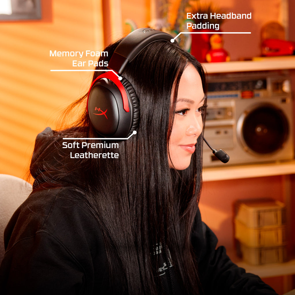 HyperX Cloud III S Casque Gamer Sans Fil, Blanc