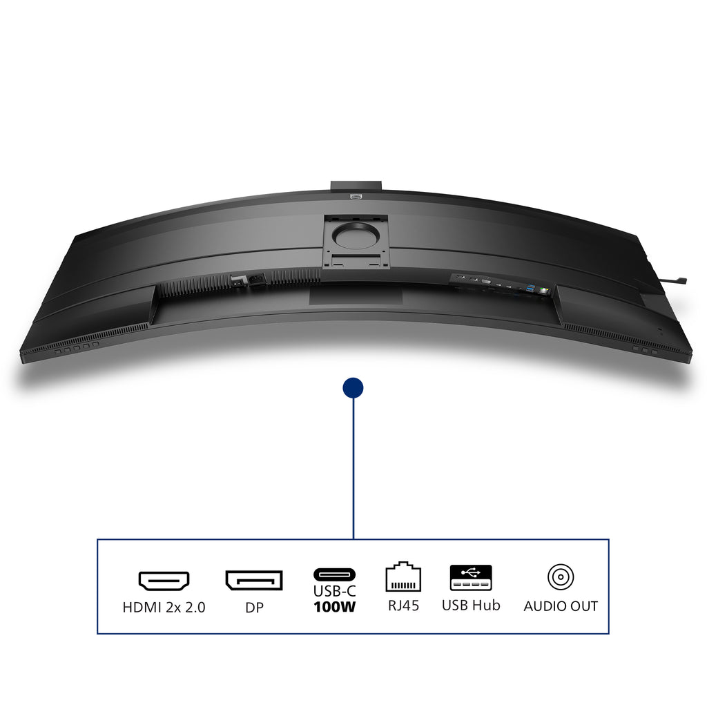 Philips 49B2U6903CH/00 écran plat de PC 124 cm (48.8") 5120 x 1440 pixels Dual QHD LCD Gris