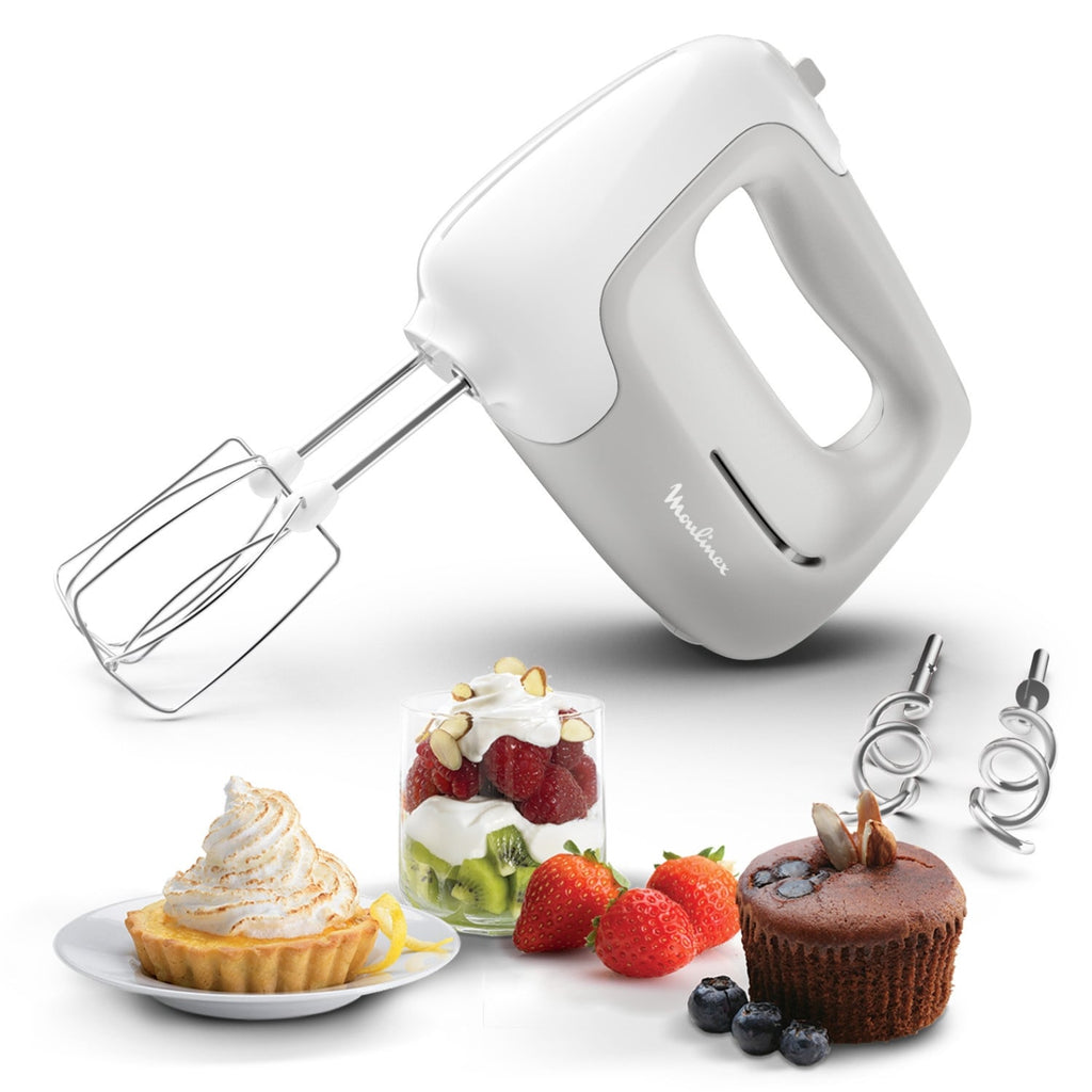 Moulinex Batteur Electrique Prep'Mix 5 Vitesses + 4 Accessoires HM450B10