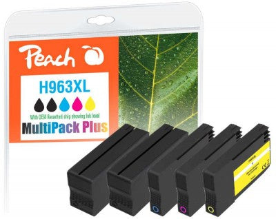 Peach PI300-1032 Sort, Cyan, Lyserød, Gul 2000 sider Blæk