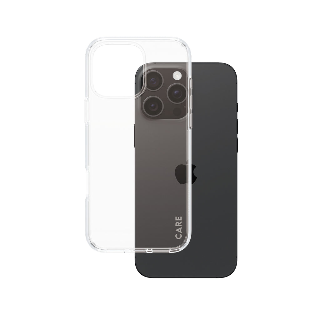 PanzerGlass CARE Urban Combat Case Transparent pour iPhone 16 Pro Max, Coque de Protection