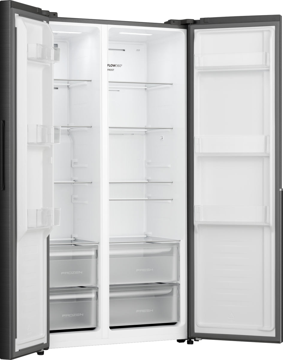 Gorenje NRS917C41BX frigo américain Pose libre 544 L Noir - vue 2