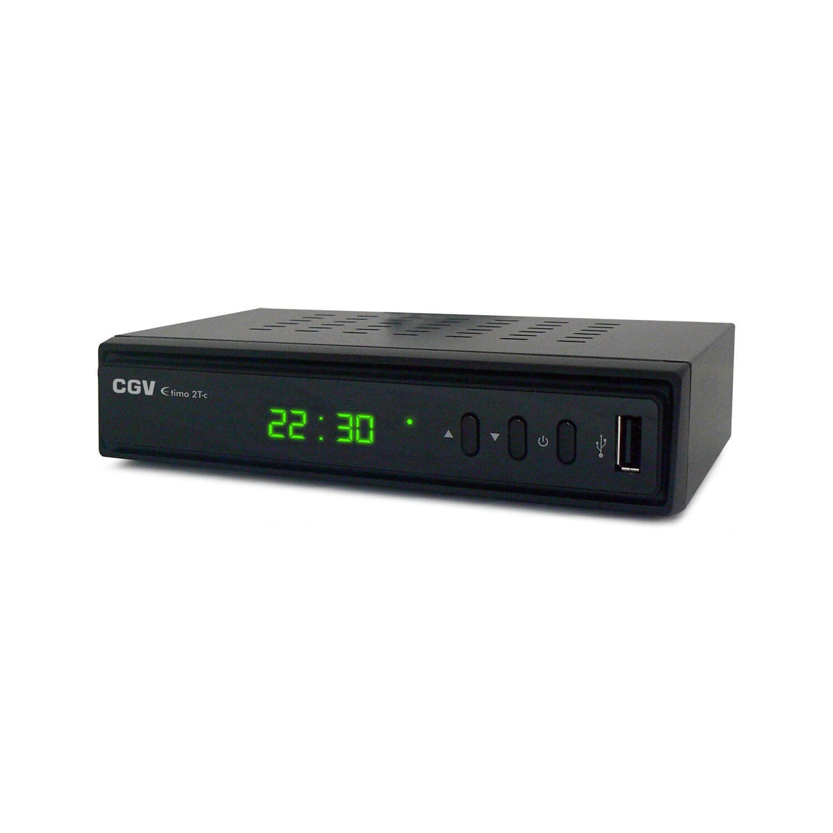 CGV Récepteur EnregistreurTNTHDDoubleTuner-ETIMO2T-C-Noir