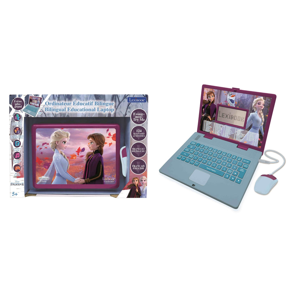 Lexibook Ordinateur éducatif bilingue La reine des Neiges