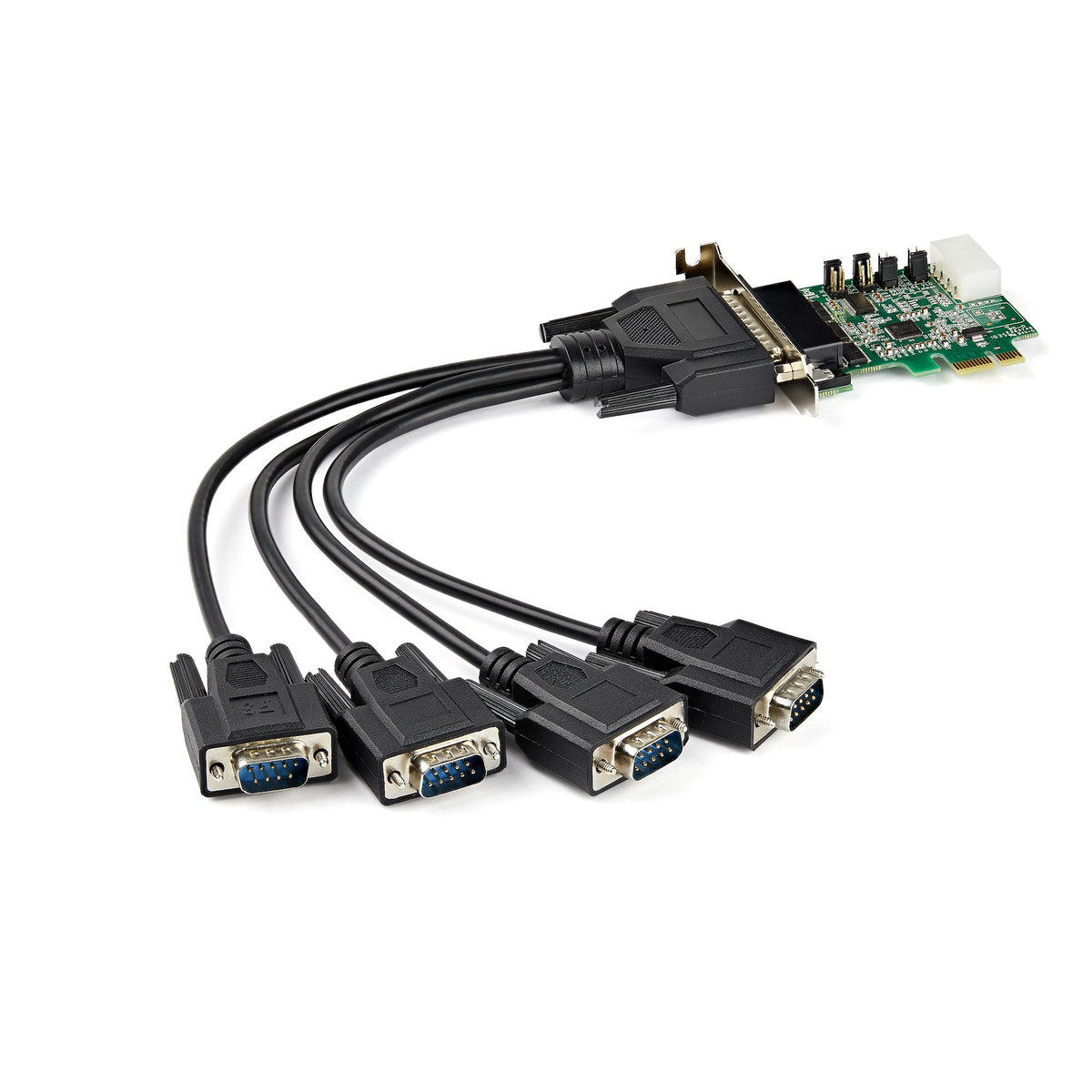 StarTech.com PEX4S953LP Carte Adaptateur PCI Express vers 4 Ports Série RS232 DB9