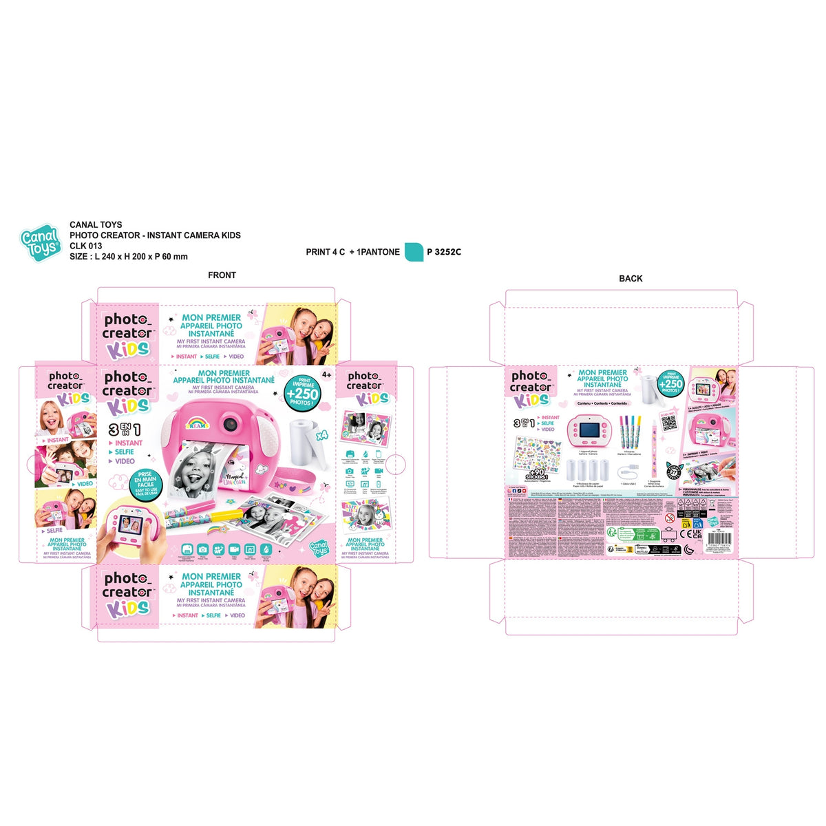 Canal Toys Photo Creator Kids version Licorne