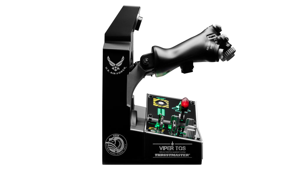 Thrustmaster Viper TQS Mission Pack Noir, Manette des Gaz USB pour Simulation de Vol PC
