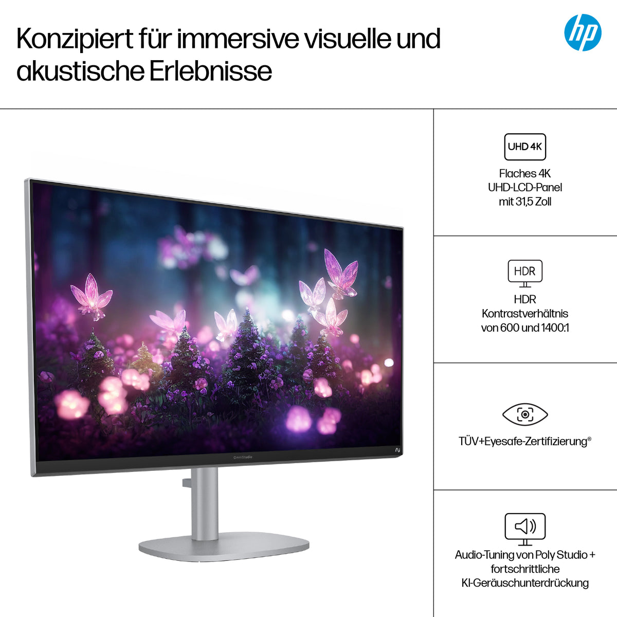 HP OmniStudio X Next Gen AI 32-c1177ng AIO Core Ultra 7 258V 32GB 2TB Intel Arc 140V Windows 11 Home