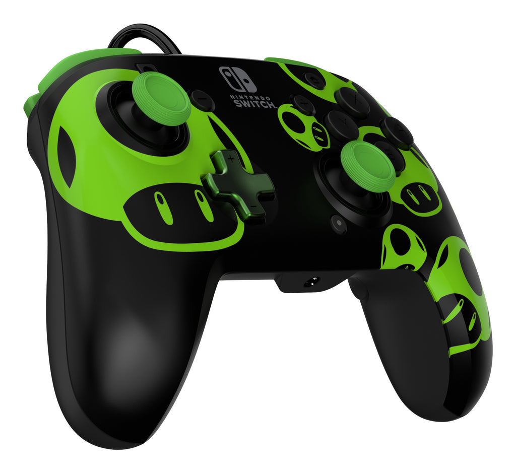 PDP Manette filaire REMATCH: 1-Up Glow in the Dark