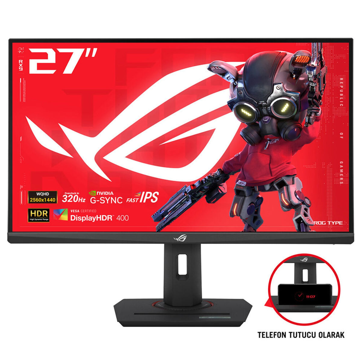 ASUS ROG Strix XG27ACMS Écran PC 27" Quad HD LCD 2560 x 1440 pixels Noir