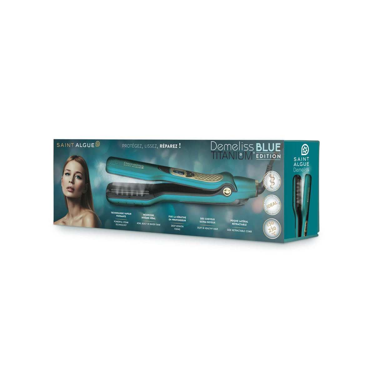 Saint Algue Lisseur demeliss titanium bleu