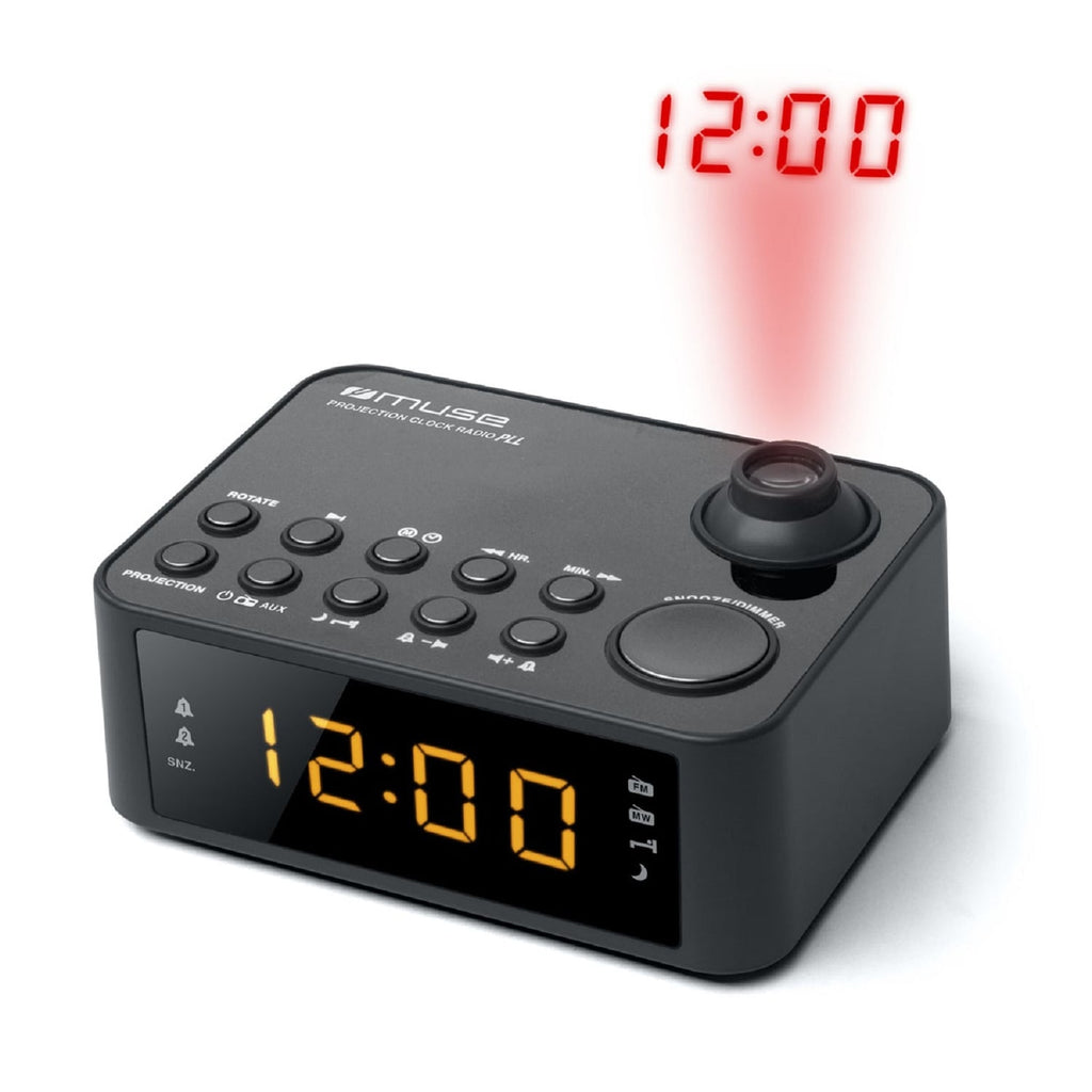 MUSE Radio-réveil - M178 RP - Noir