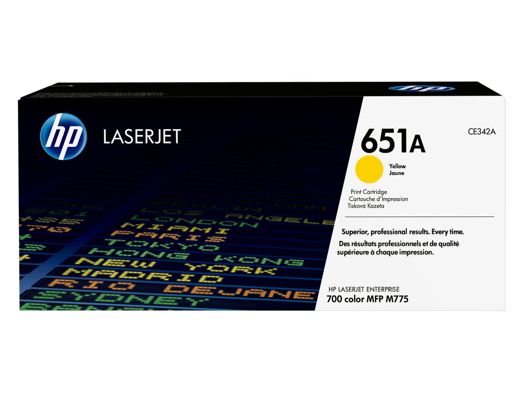 HP 651A toner LaserJet jaune authentique