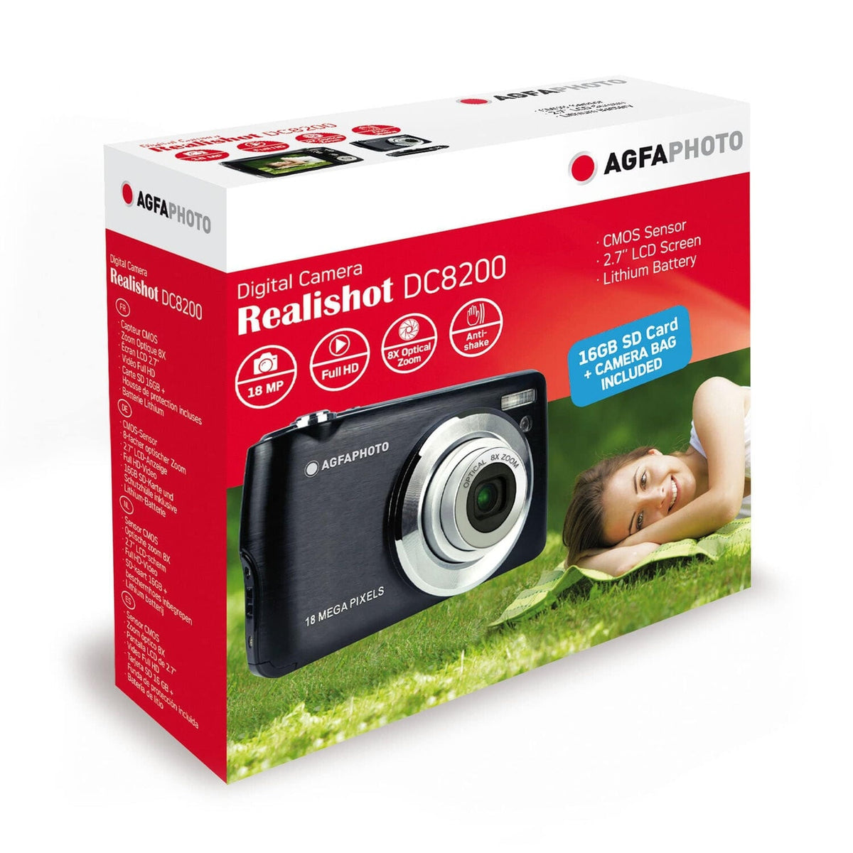 Agfaphoto Appareil photo numérique Realishot - DC8200 - Noir