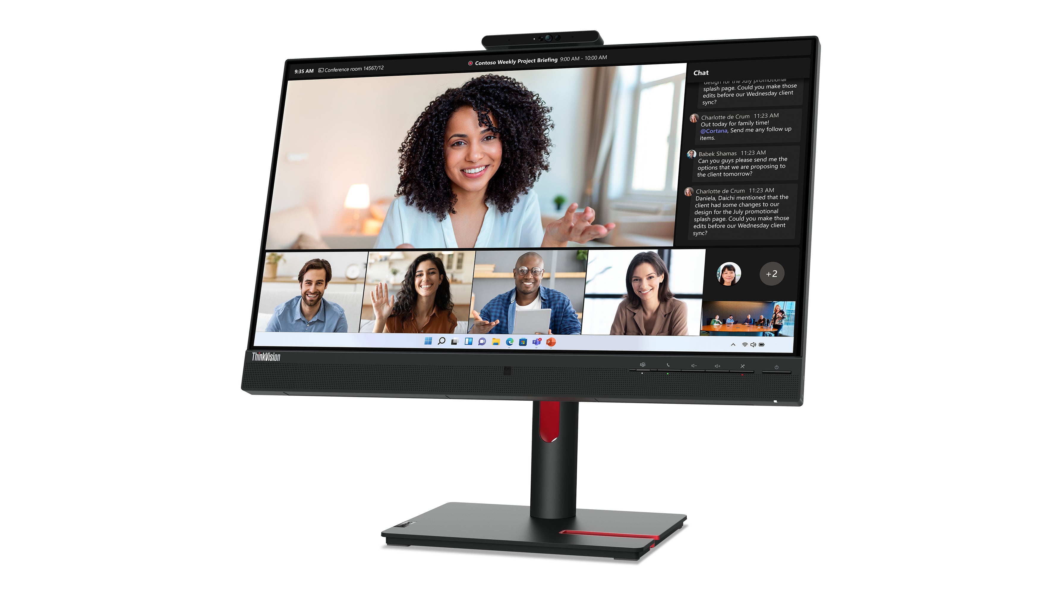 Lenovo ThinkVision T24mv-30 Moniteur