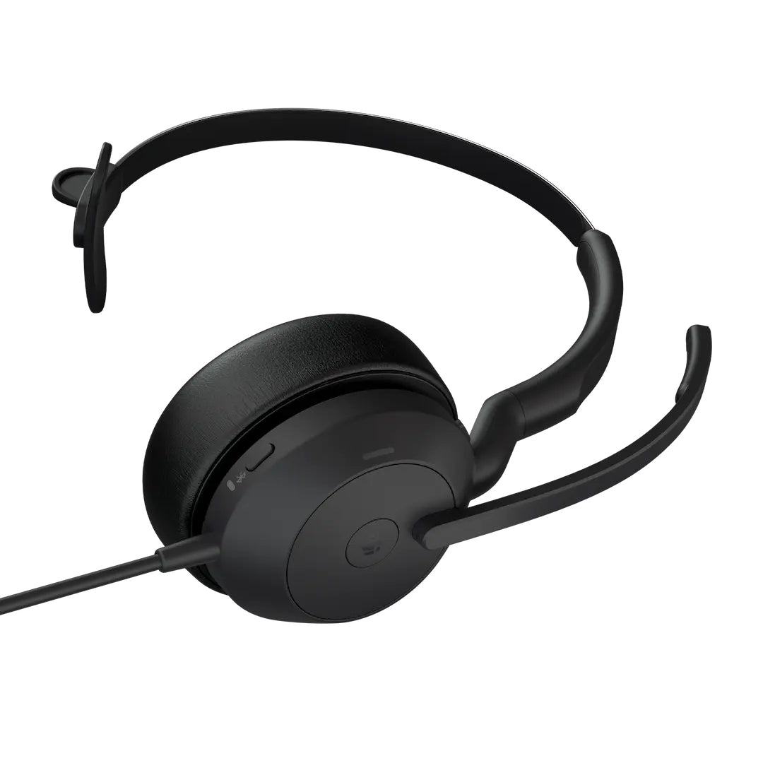 Jabra Evolve2 50 Casque Avec fil Arceau Bureau/Centre d'appels USB Type-C / USB Type-A Bluetooth Noir