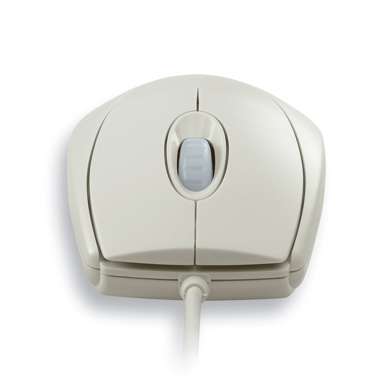 CHERRY WHEELMOUSE OPTICAL Souris filaire, gris clair, PS2/USB - vue 3