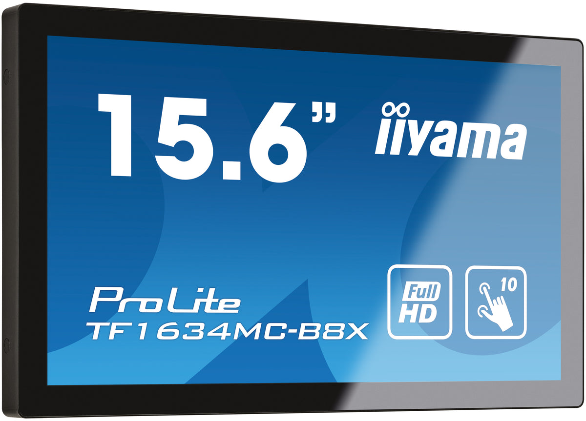 iiyama ProLite TF1634MC-B8X Écran Tactile 15.6" Full HD 1920 x 1080 LED Noir
