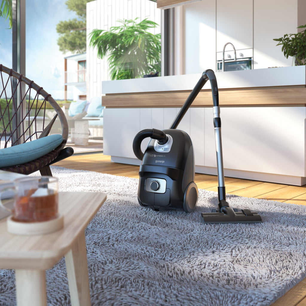 Gorenje VCEA28GLBK 3 L Aspirateur réservoir cylindrique Sec 700 W Sac à poussière - vue 5