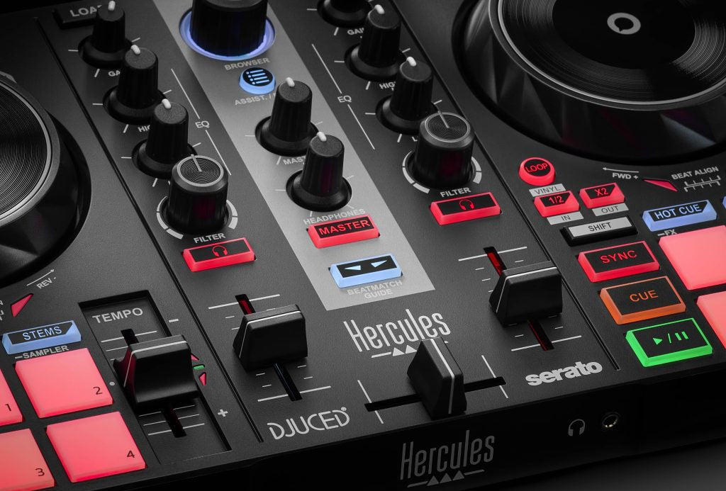 Hercules INPULSE 200 MK2 Contrôleur DJ 2 canaux Multicolore