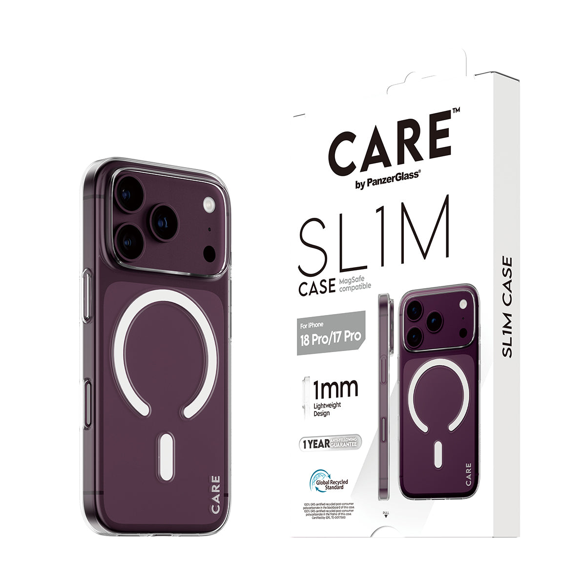 PanzerGlass CARE™ by ® SL1M Case Transparent w. MagSafe iPhone 2026 Pro | 17 Pro coque de protection pour téléphones portables Housse - vue 6