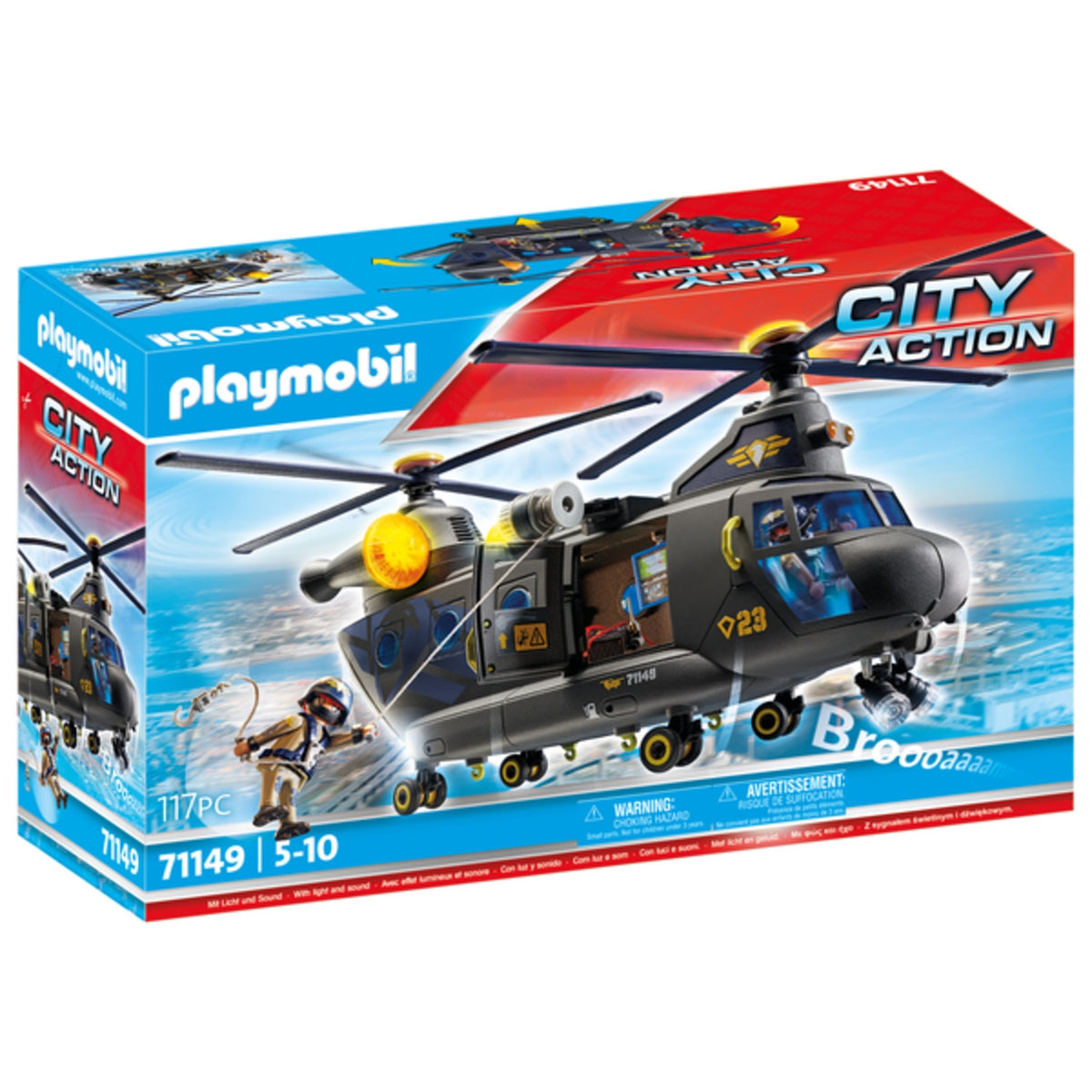 Playmobil Hélicoptère des forces spéciales 71149