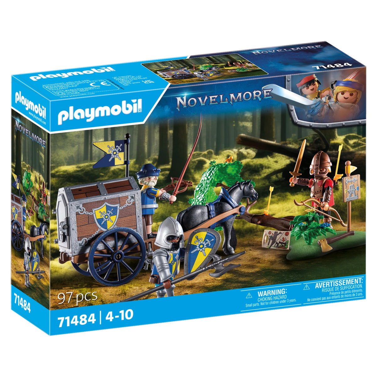 Playmobil Convoi de Novelmore avec bandit 71484