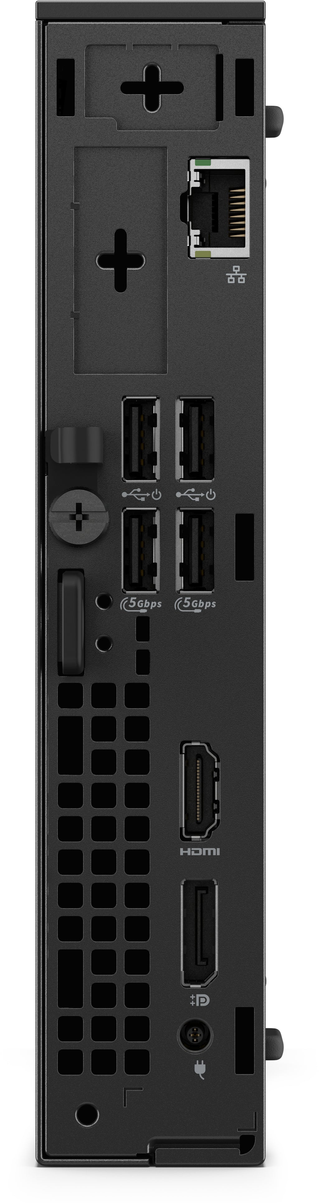 DELL Pro Essential PVM1265 AMD Ryzen™ 5 230 16 Go DDR5-SDRAM 512 Go SSD Windows 11 Pro MFF Mini PC Noir - vue 2