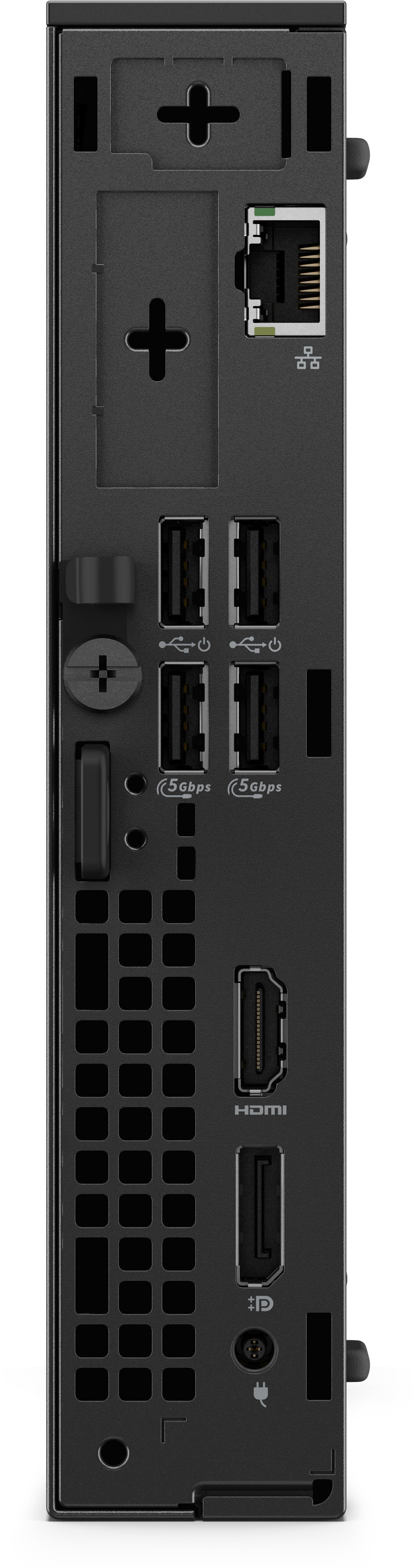 DELL Pro Essential PVM1265 AMD Ryzen™ 5 230 16 Go DDR5-SDRAM 512 Go SSD Windows 11 Pro MFF Mini PC Noir - vue 2