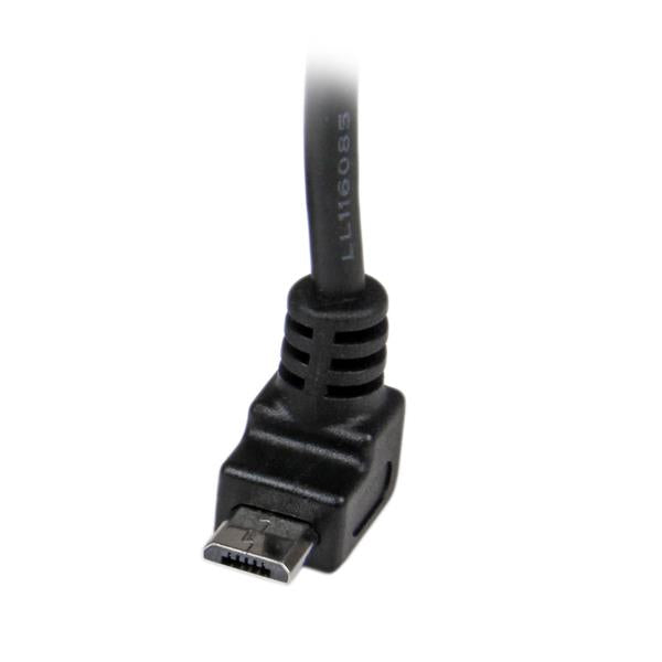 StarTech.com Câble Micro USB 2 m - A vers Micro B coudé 90° vers le haut - vue 4