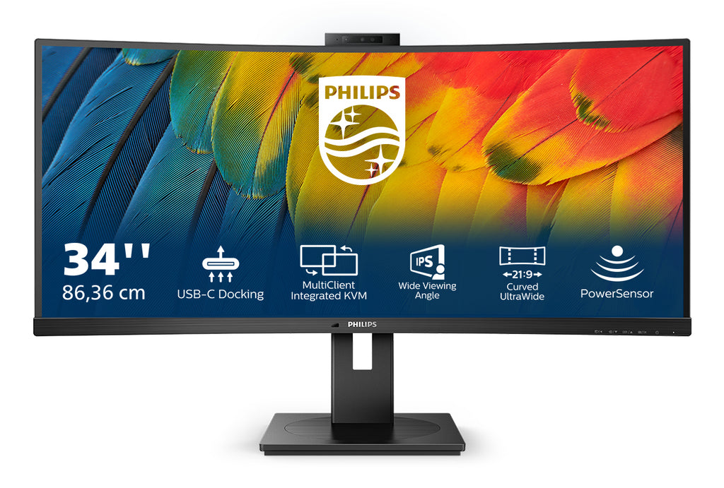 Philips 5000 series 34B1U5600CH/00 écran plat de PC 86,4 cm (34") 3440 x 1440 pixels Wide Quad HD LCD Noir
