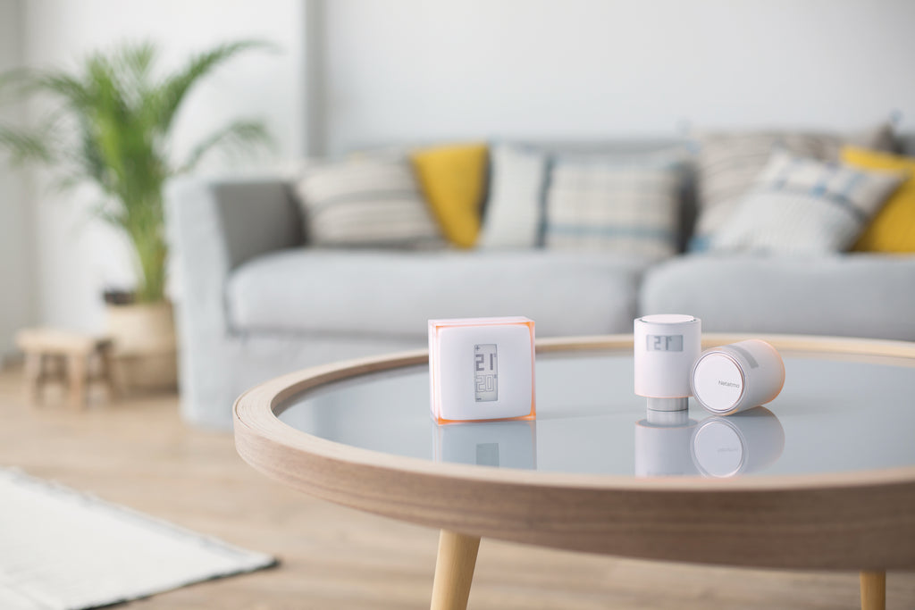 Netatmo NBU-NTH-NAV thermostat RF Transparent, Blanc