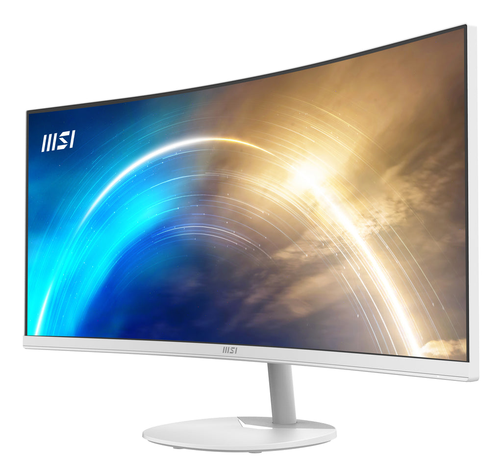 MSI Pro MP341CQWDE écran plat de PC 86,4 cm (34") 3440 x 1440 pixels UltraWide Quad HD Blanc
