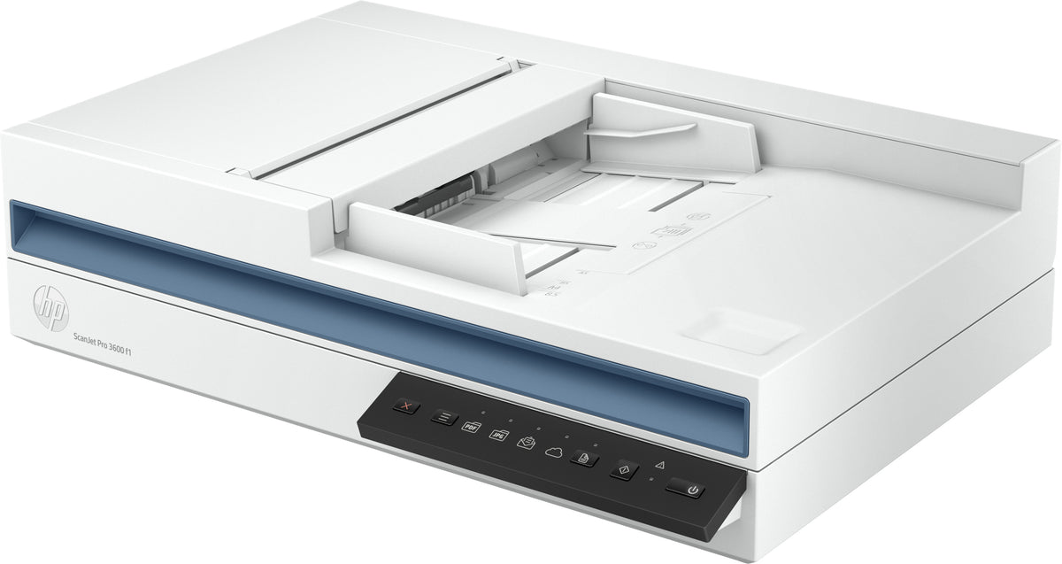 HP Scanjet Pro 3600 f1 Scanner à plat et chargeur automatique, 1200 x 1200 DPI, A4, Blanc