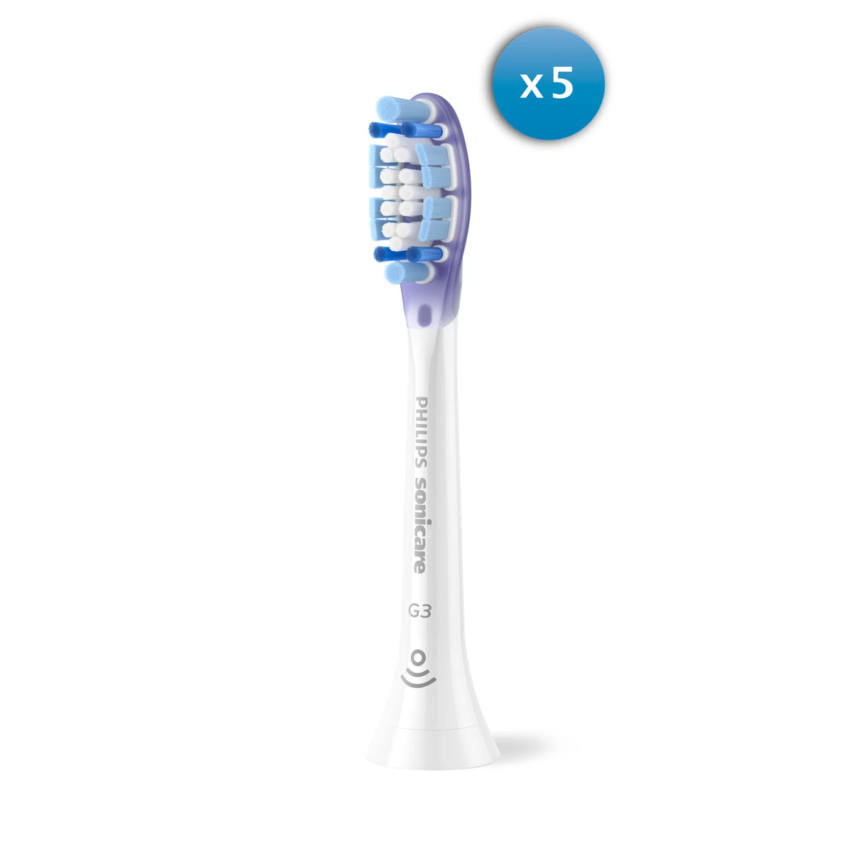 Philips Premium Gum Care HX9055/87, Lot de 5 Têtes de Brosse