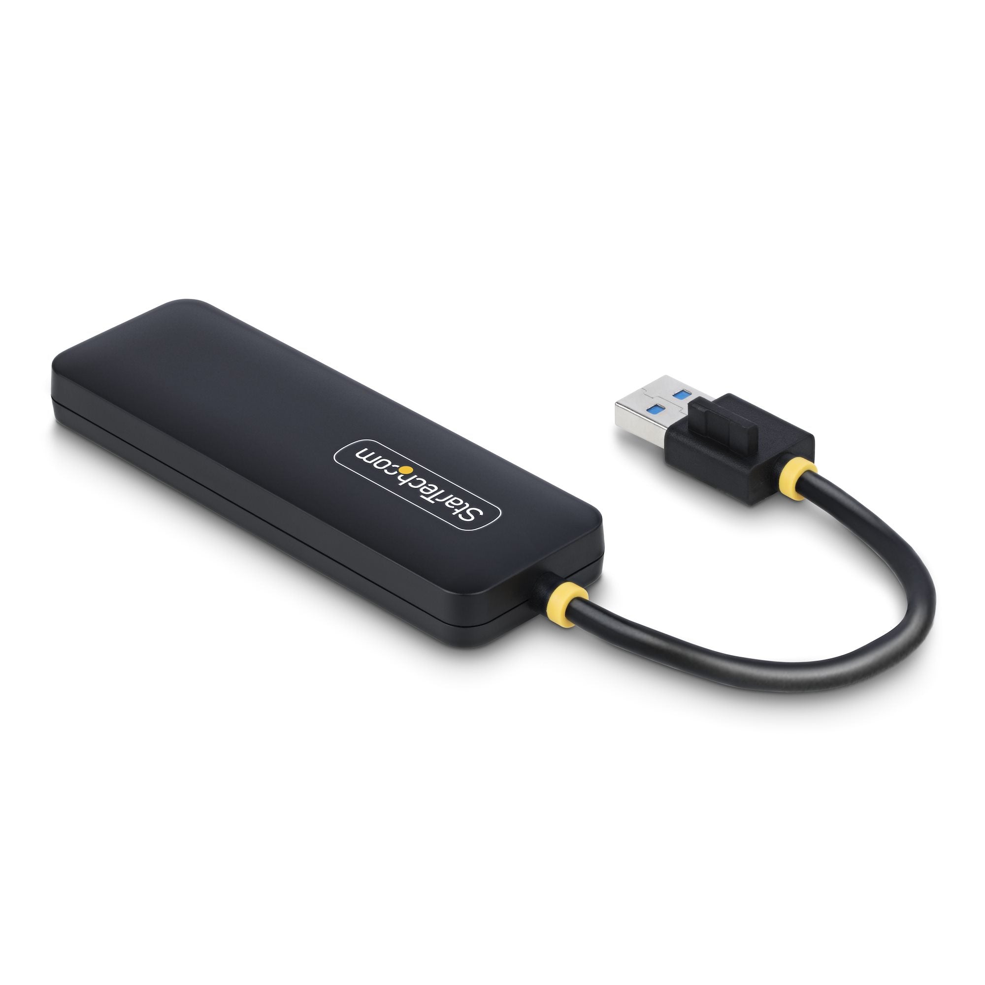 StarTech.com Hub USB-A 4 Ports, 5Gbps, Alimenté par Bus, Mini Hub USB de Voyage, Splitter USB 3.0 Multiport, Hub USB Portable, Protection Contre les Surintensités (OCP)
