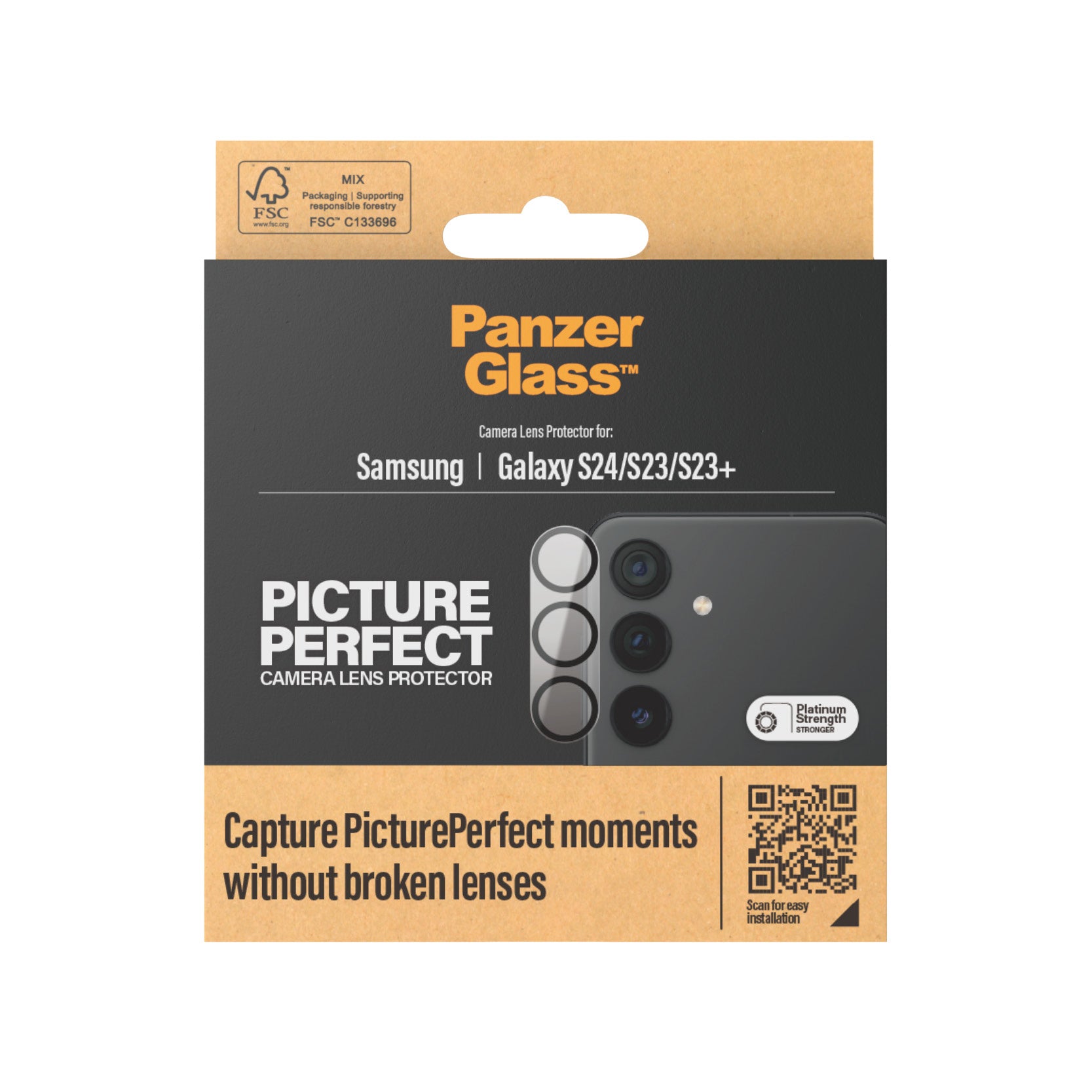 PanzerGlass ® PicturePerfect Camera Lens Protector Samsung Galaxy S24 | S23 | S23+ Protection d'écran transparent 1 pièce(s)
