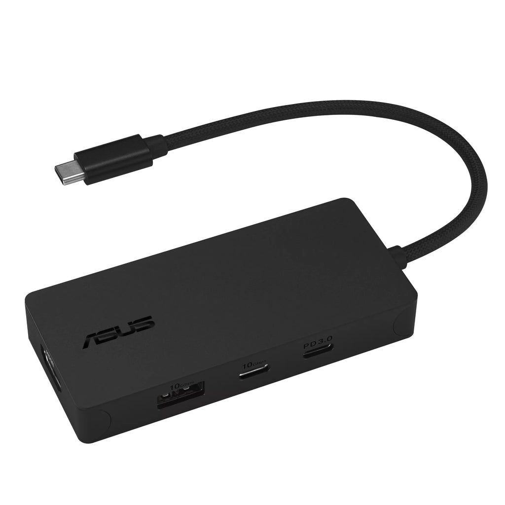 ASUS 4 in 1 USB-C Dock DC110 Avec fil USB 3.2 Gen 2 (3.1 Gen 2) Type-C Noir