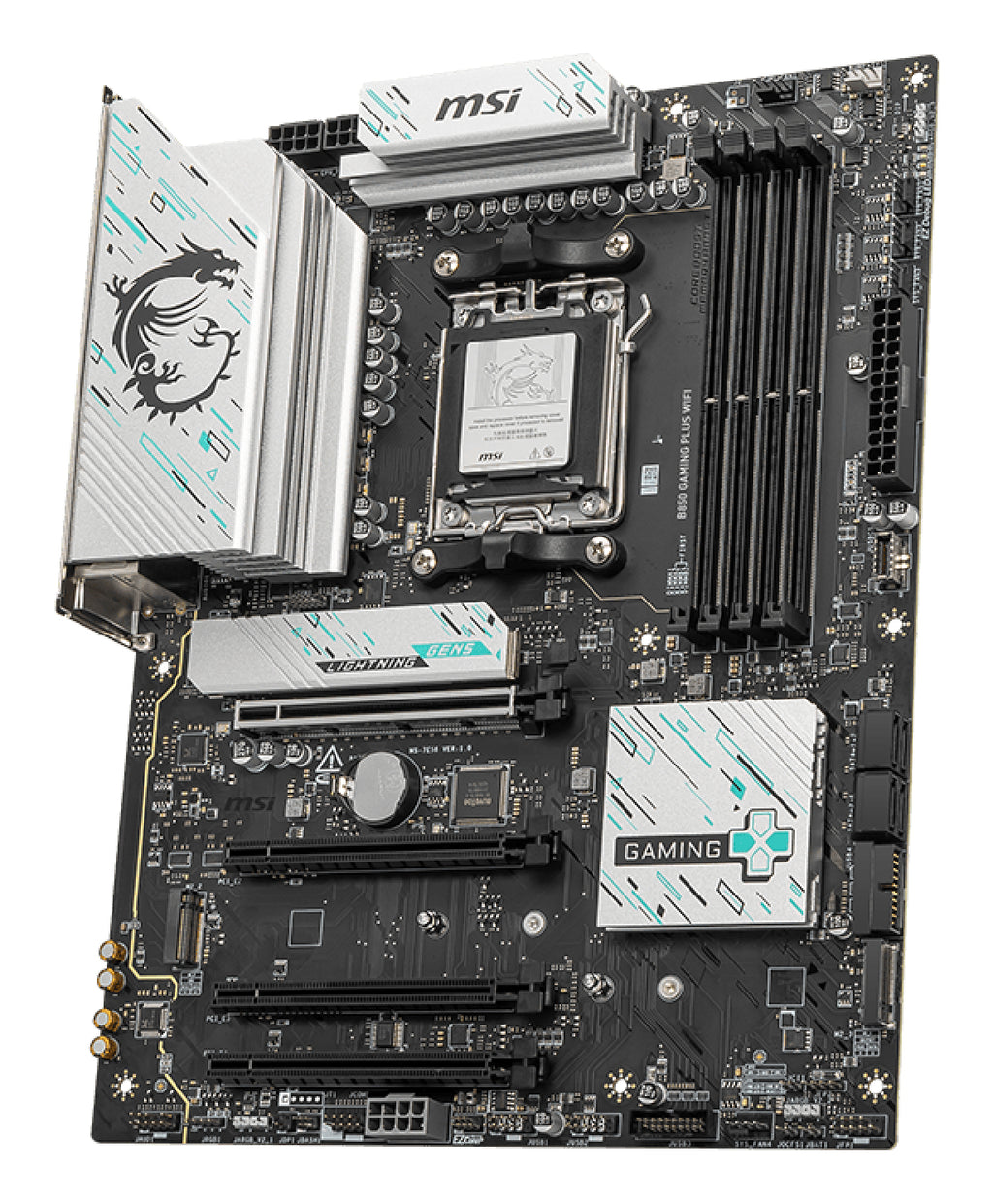 MSI B850 GAMING PLUS WIFI carte mère AMD B850 Emplacement AM5 ATX - vue 3