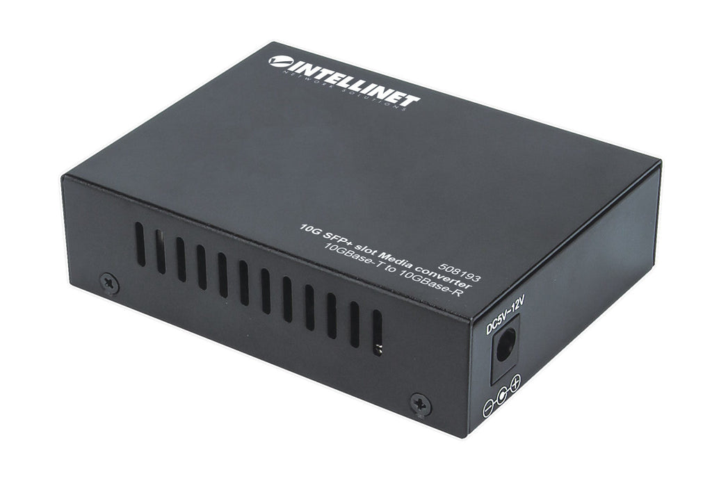 Intellinet 508193 Convertisseur de Support Réseau 10 Gbps Noir