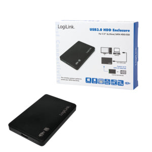 LogiLink UA0256 Boîtier HDD 2.5" SATA Noir