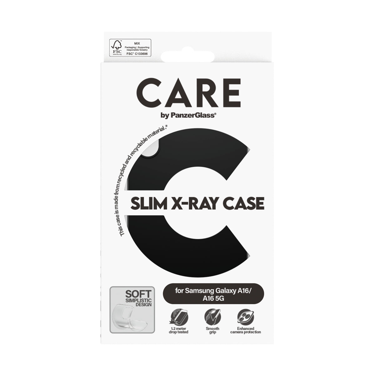 PanzerGlass PanzerGlass CARE™ by ® Case Black Samsung Galaxy A16 4G | A16 5G coque de protection pour téléphones portables Housse Noir