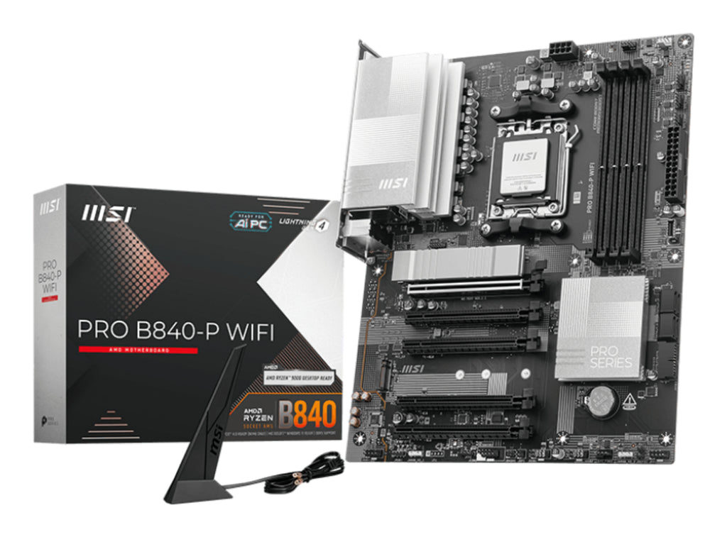 MSI PRO B840-P WIFI carte mère AMD B840 Emplacement AM5 ATX