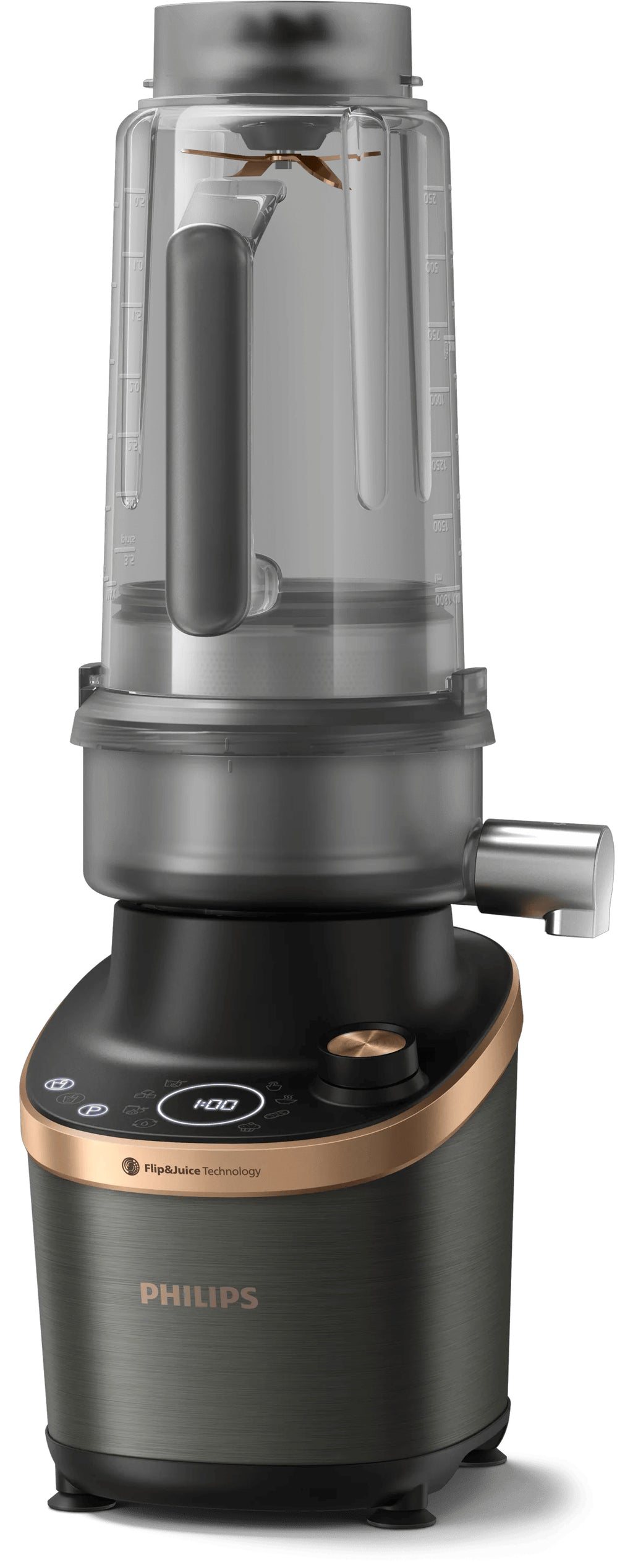 Philips Flip&Juice™ Blender HR3770/00 Blender haute vitesse avec module extracteur de jus