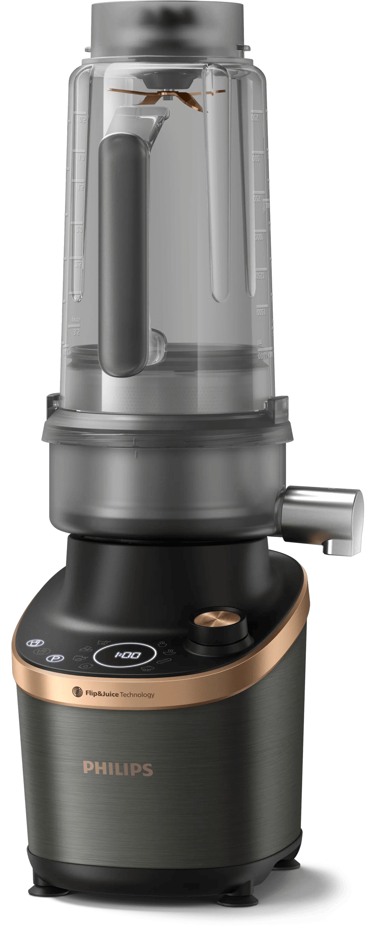 Philips Flip&Juice™ Blender HR3770/00 Blender haute vitesse avec module extracteur de jus