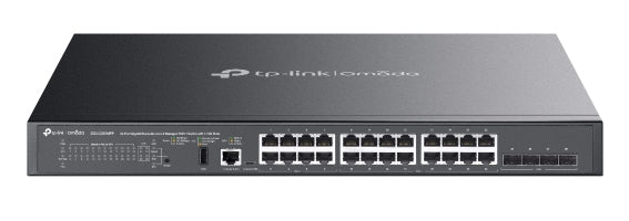 TP-Link SG5428XMPP Commutateur Réseau Géré L3 Gigabit Ethernet PoE, Noir