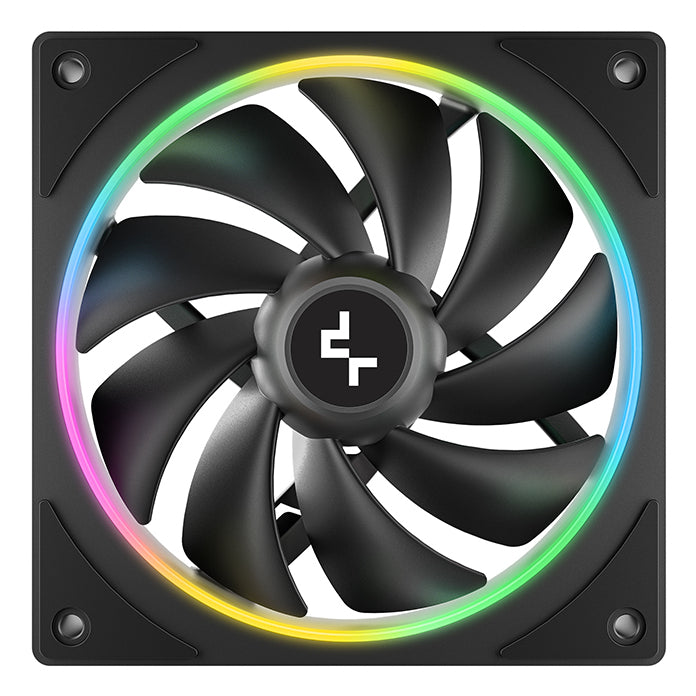 Deepcool Industries Deepcool FL12 SE Etuiblæsersæt 1-pack Sort 120 mm