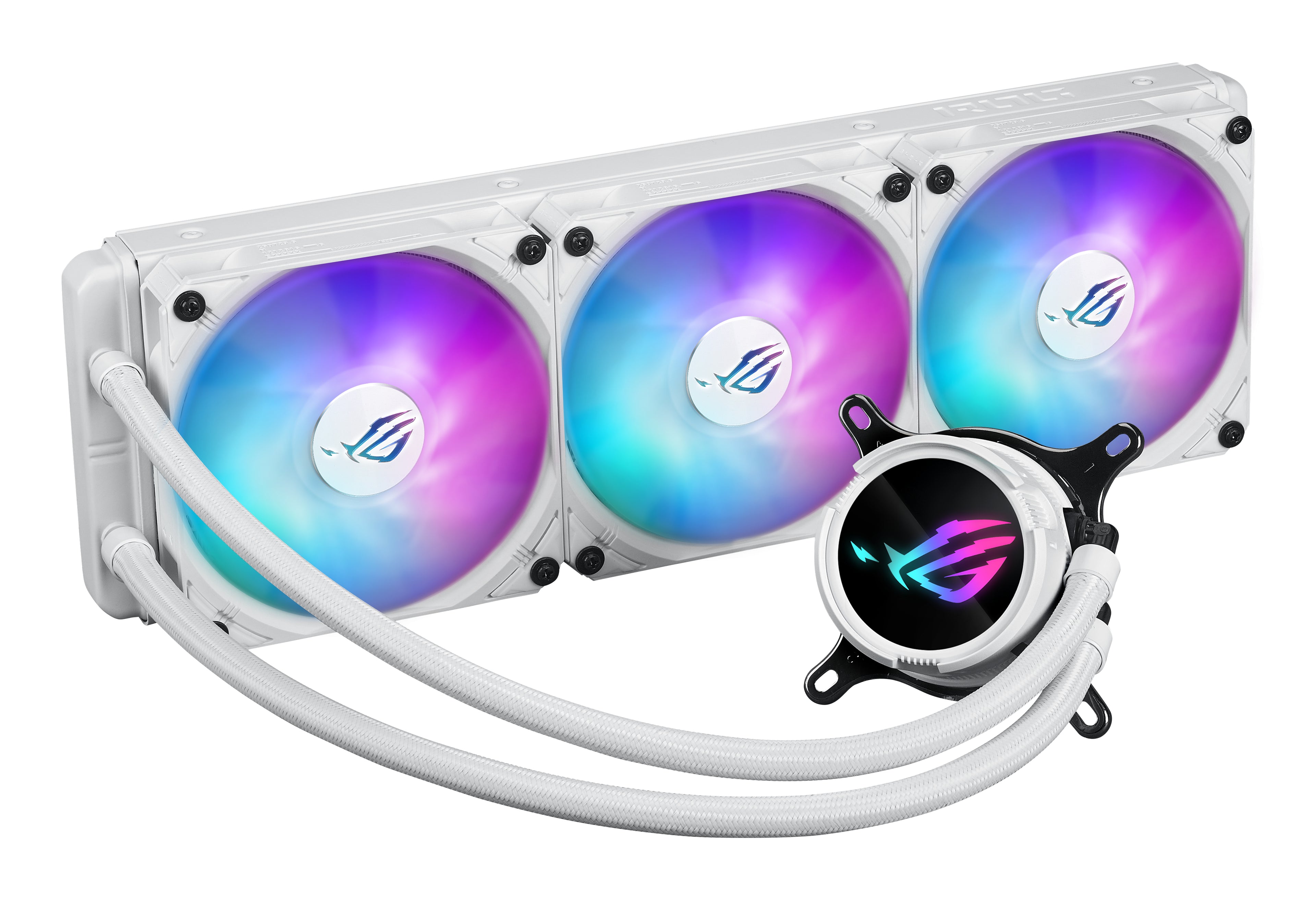 ASUS ROG Strix LC III 360 ARGB White Edition Processeur Kit de refroidissement du liquide 12 cm Blanc