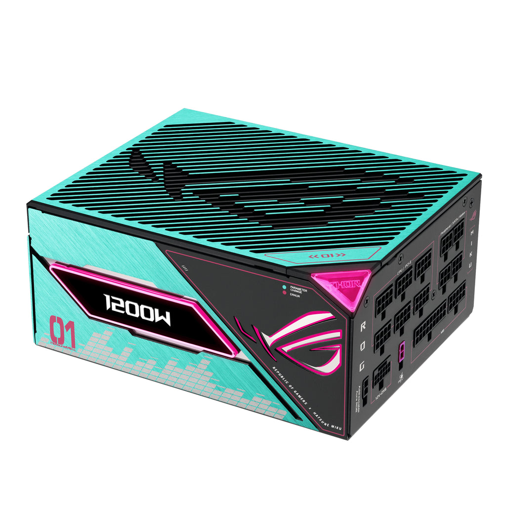 ASUS ASUS ROG -THOR-1200P3-MIKU unité d'alimentation d'énergie 1200 W 20+4 pin ATX ATX Multicolore