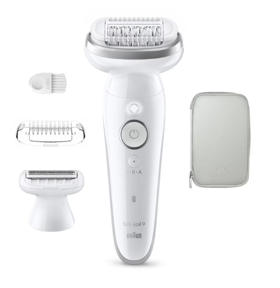 Braun Silk-épil 9 9-030 Épilateur 40 Pinces, Blanc